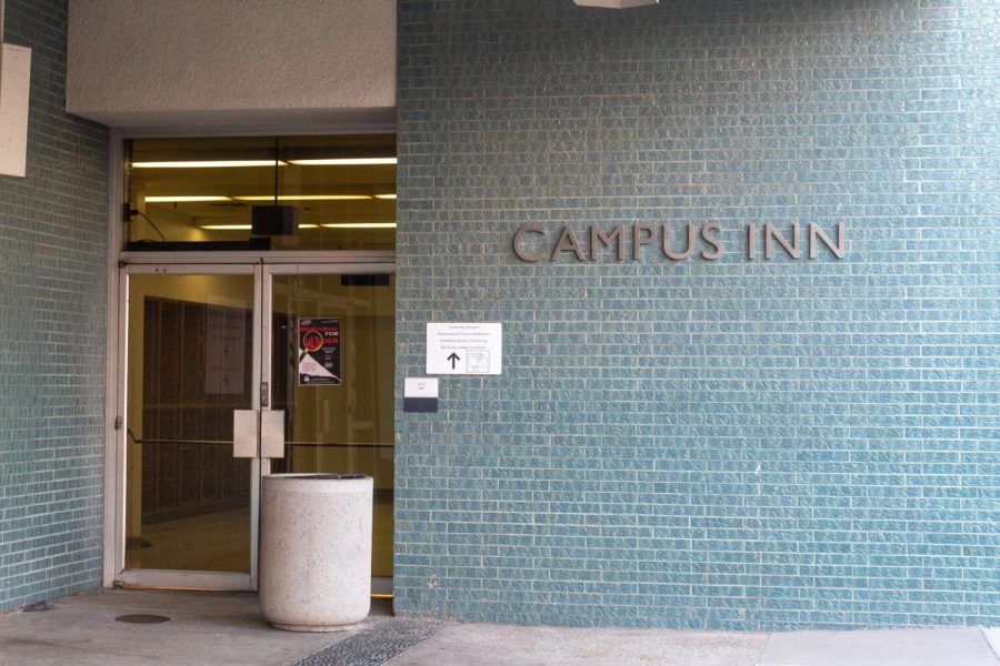 The Rio Hondo College Campus Inn is in the same building as the Wray Memorial Theater, and the Music and Business departments in the Lower Quad.