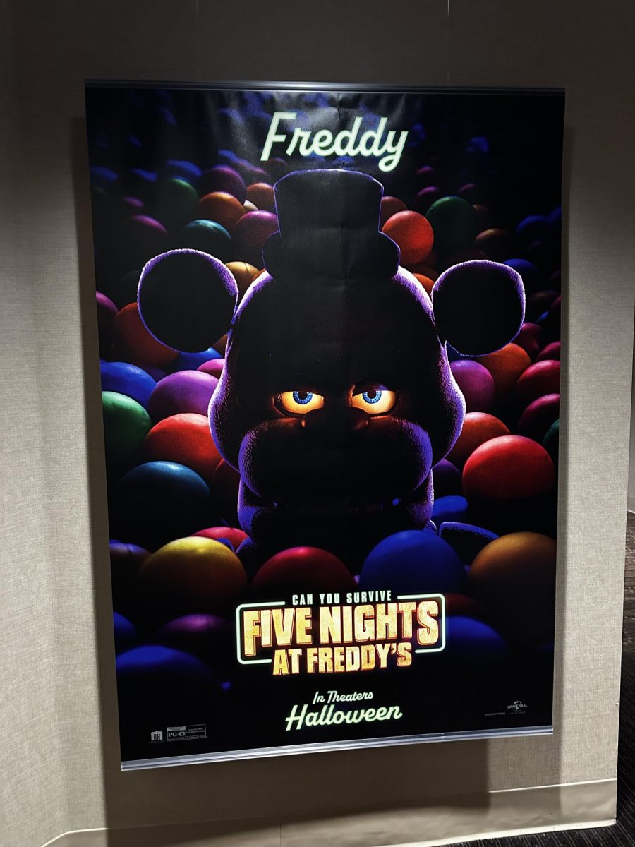 Movie poster for Five Nights at Freddy's which was just released on October 27th.