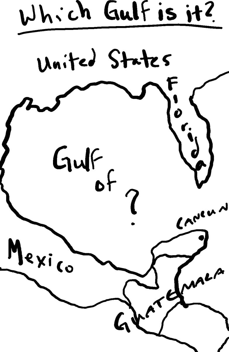 What do you think about the name change of The Gulf of Mexico to The Gulf of America?