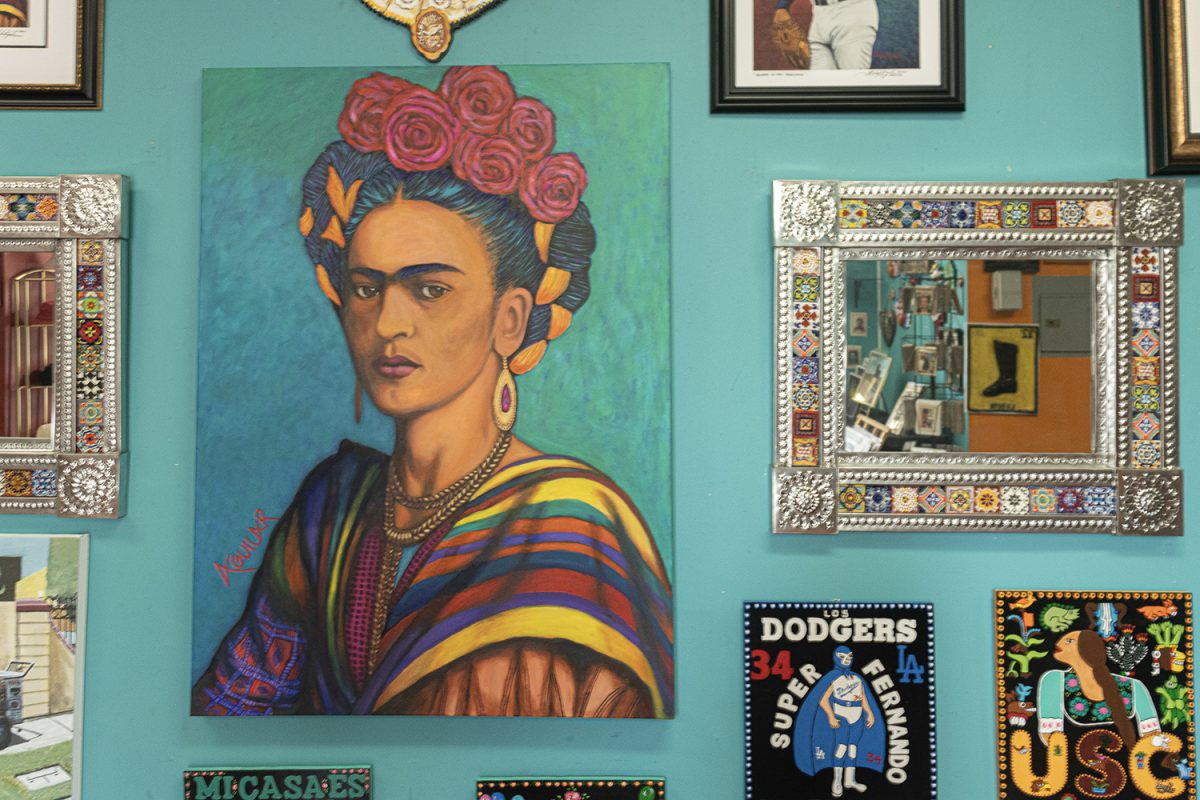 Local Whittier store Casita del Pueblo features hispanic made artworks.
