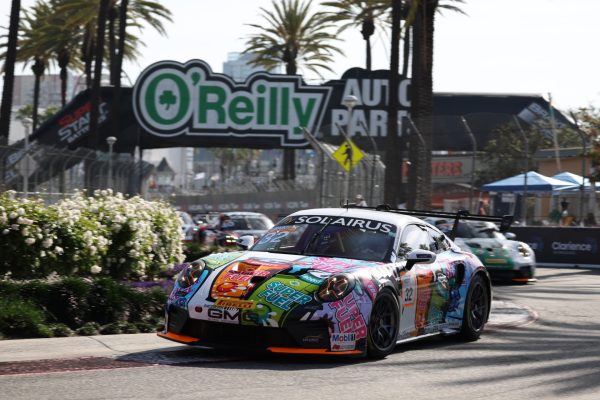 Tom Sargent leads the North America Porsche Carrera Cup field at the 2026 Acura Grand Prix of Long Beach in the #32 911 GT3 992.2 for GMG Racing.
